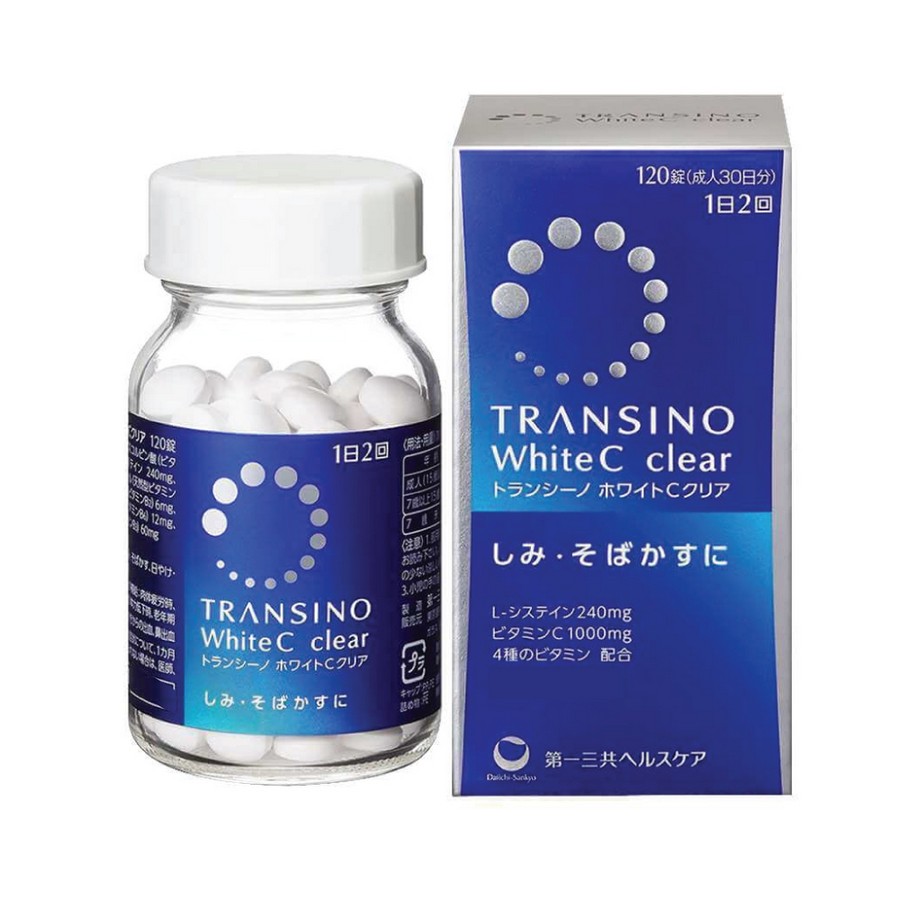 Transino 第一三共袪斑美白錠 1粒 瘦身 瘦面 豐胸用品 食品 美容護膚 Mydress 香港
