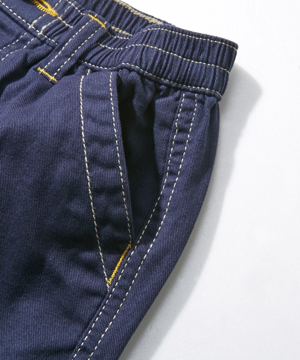 【新品】 nissen 斜纹布半裤2件组(男童) (日本童装)